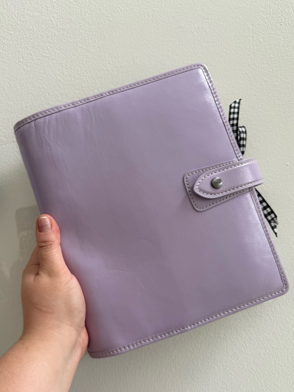 A5 Filofax Malden Rings Binder in Rare Orchid Color
